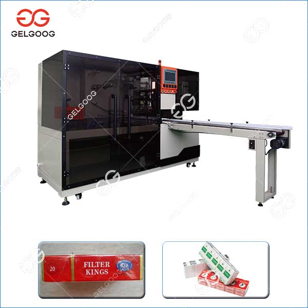Automatic Cellophane Packaging Machine For 10 Cigarette Packs
